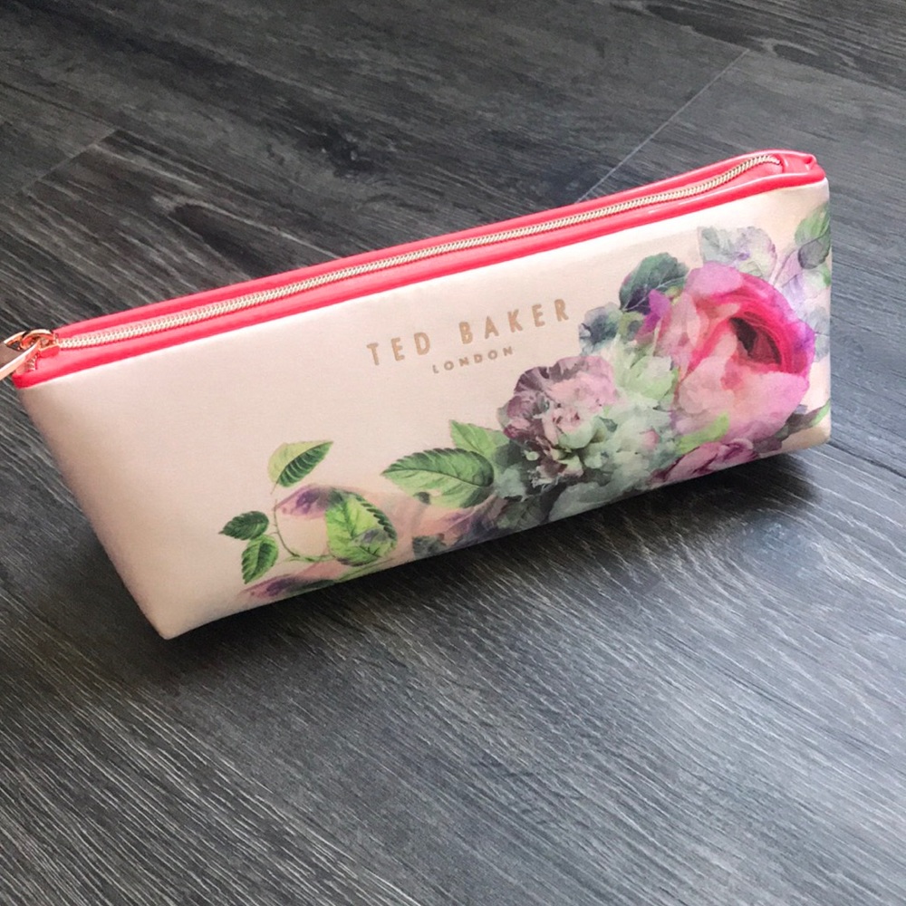 Ted Baker Floral Pink Cosmetic Case